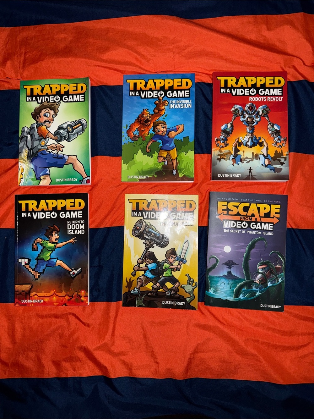 Trapped in a Video Game Book Collection full set